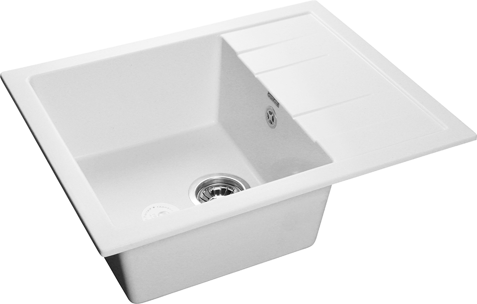 Фото Мраморная мойка GranFest QUADRO 650L Иней