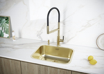 Превью картинка Смеситель для кухни Paulmark TORNADO To213402-LG Светлое золото #3