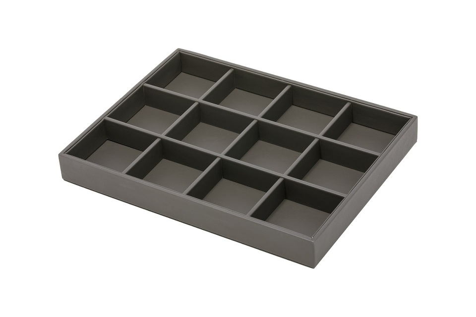 Фото Duslar Органайзер FOUNDATION для галстуков и ремней, антрацит