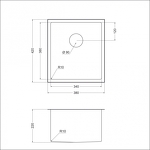 Превью картинка Металлическая мойка EMAR EMB-130 PVD Nano Satine #6