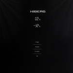 Превью картинка Холодильник с нижней морозилкой HIBERG RFC-400DX NFGB inverter #3