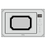 Превью картинка Печь микроволновая встраиваемая Körting KMI 825 RGW #1