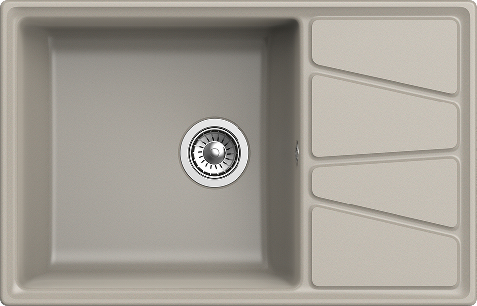 Фото Мраморная мойка GranFest VERTEX 780L Топаз