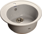Превью картинка Мраморная мойка GranFest RONDO 510 Серый #1