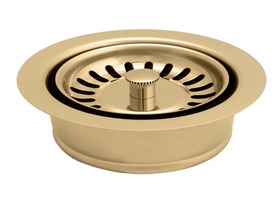 Картинка BoneCrusher Фланец для диспоузера Ø114  мод.Fasolo Kolbeckite (золото), сталь сатин с PVD-обработкой