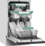 Превью картинка Посудомоечная машина 45см встраиваемая Weissgauff BDW 4536 D Inverter AutoOpen Infolight #20