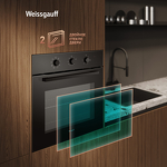 Превью картинка Электрический духовой шкаф Weissgauff EOM 208 PDB Steam Clean #17