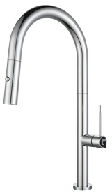 Картинка Rivelato Asti U-обр. с выдвижной лейкой D-35мм cromo