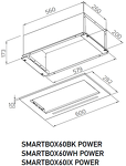 Превью картинка Полновстраиваемая вытяжка Meferi SMARTBOX60IX POWER #2
