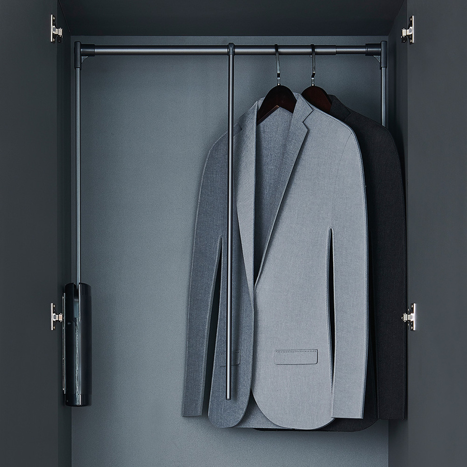 Фото Duslar Телескопический пантограф DEVI для одежды, ширина 700-1000 мм, антрацит