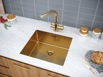 Превью картинка Металлическая мойка Paulmark NEXT 48 UNI PM214844-BG Брашированное золото BG #4