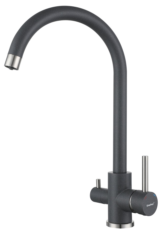 Фото Смеситель для кухни GranFest Z-5420 Темно-серый