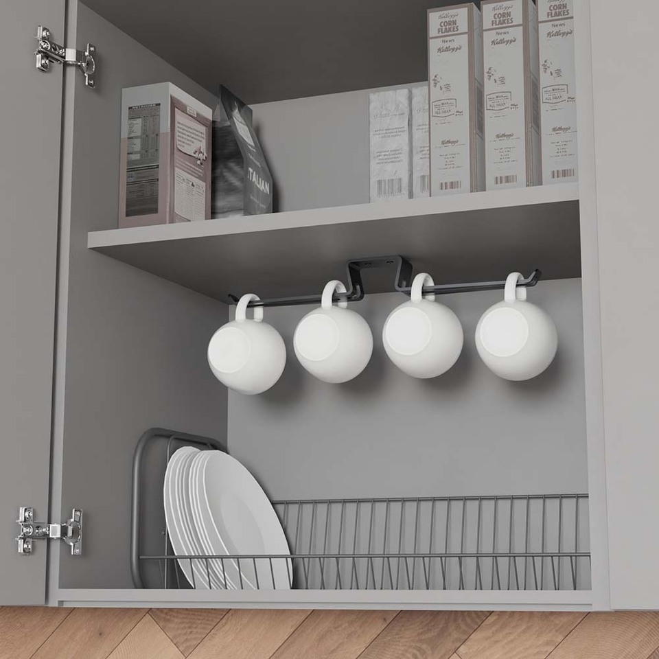 Фото Duslar Держатель TENI для кружек, длина 330 мм, антрацит