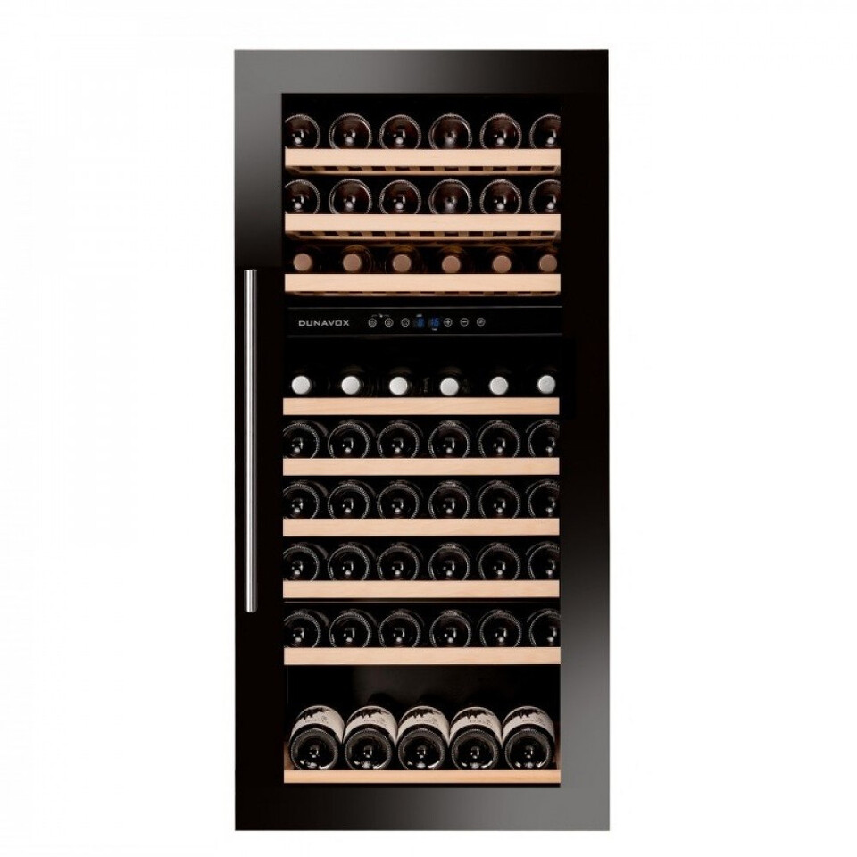 Фото Шкаф винный встраиваемый Винный холодильник (шкаф) компрессорный Dunavox 89 бут DAB-89.215DВ