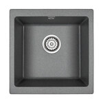 Превью картинка Кварцевая мойка Paulmark GERA 50 PM104546-DG Графит DG #1