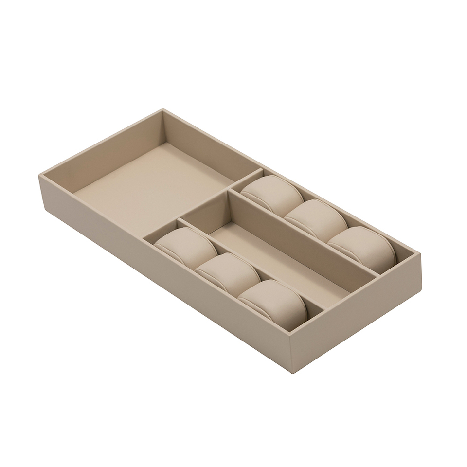 Фото Duslar Органайзер FOUNDATION для часов и браслетов, бежевый