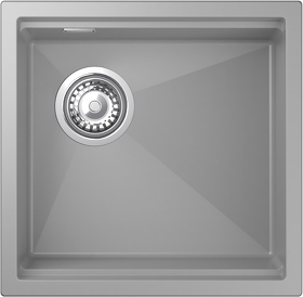 Картинка Rivelato LINO 454-L 1-чаш 450*440 grigio metallizzato