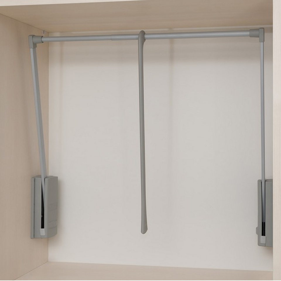 Фото Servetto Телескопический пантограф SERVETTO для одежды, ширина 600-1000 мм, серый