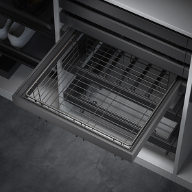 Картинка Duslar Выдвижная корзина DORA ULTRA, ширина 862-868 мм, антрацит