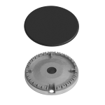 Превью картинка Газовая варочная панель домино Meferi MGH302IX LIGHT #13