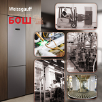 Превью картинка Холодильник с нижней морозилкой Weissgauff WRK 2010 D Inverter NoFrost Dark Grey #9