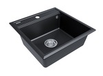 Превью картинка Кварцевая мойка Paulmark STEPIA 50 PM115051-BLM Черный #3