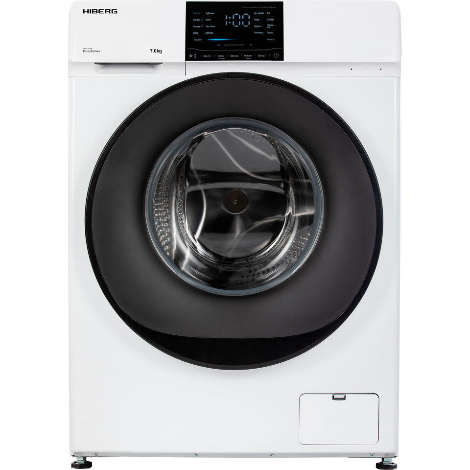 Фото Стиральная машина с фронтальной загрузкой HIBERG i-DDQ6-712 W