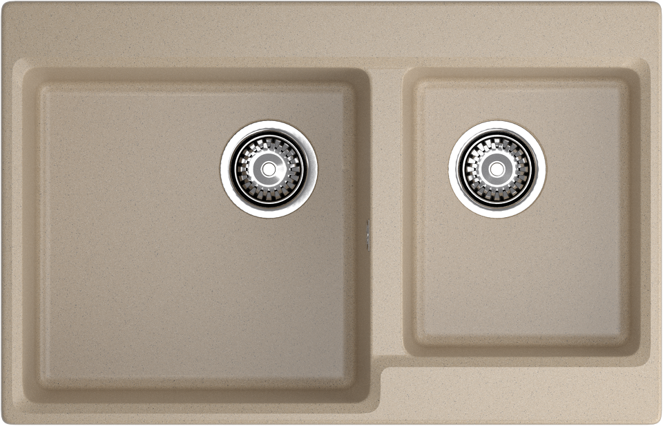 Фото Мраморная мойка GranFest LEVEL 780K Песочный