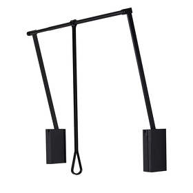 Картинка Servetto Телескопический пантограф SERVETTO 3T для одежды, ширина 560-950 мм, черный