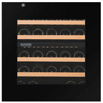 Превью картинка Шкаф винный встраиваемый Винный холодильник (шкаф) компрессорный Dunavox DXB-26.69DB.TO #1