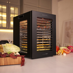 Превью картинка Сушилка для овощей и фруктов Дегидратор Meyvel MDH14-2S (Black) #8