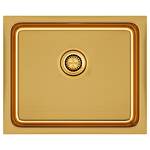 Превью картинка Металлическая мойка Paulmark VISTA 54 UNI PM305444-BG Брашированное золото BG #2