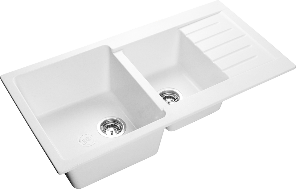 Фото Мраморная мойка GranFest PRACTIK 980KL Иней