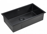 Превью картинка Металлическая мойка Paulmark ALLER 74 UNI PM807444-GM Вороненая сталь GM #3