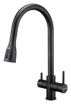 Превью картинка Смеситель для кухни Paulmark LANGE La214212-BLM Черный #2