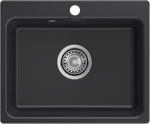 Превью картинка Мраморная мойка GranFest GF-SMART 520 Черный #1