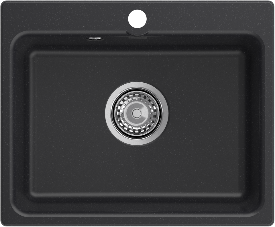 Фото Мраморная мойка GranFest GF-SMART 520 Черный