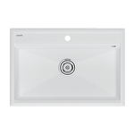 Превью картинка Кварцевая мойка Paulmark STEPIA 80 PM117551-WH Белый матовый WH #2