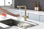Превью картинка Смеситель для кухни Paulmark SERPENTINE Se213222-LG Светлое золото #7