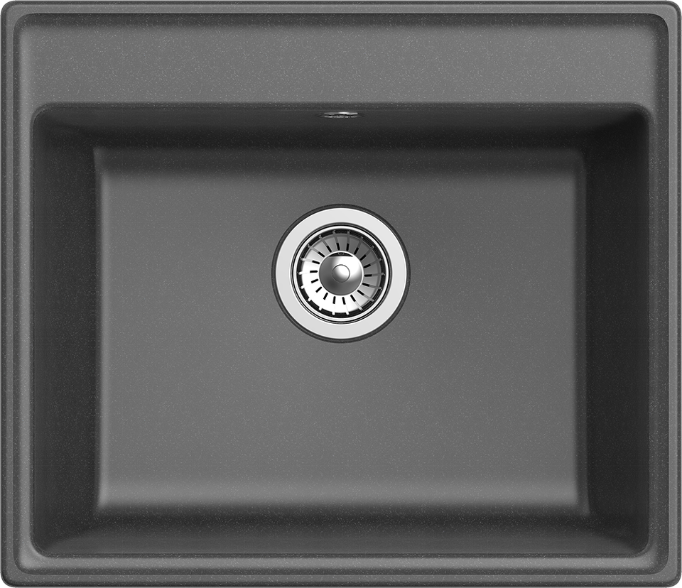 Фото Мраморная мойка GranFest VERTEX 580 Графит
