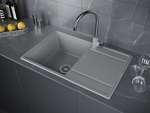 Превью картинка Кварцевая мойка Paulmark FLUGEN 50-780 PM217850-GRM Серый металлик #4