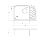 Превью картинка Металлическая мойка EMAR OL-327L #6