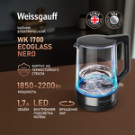 Превью картинка Чайник Weissgauff WK 1700 EcoGlass Nero #18