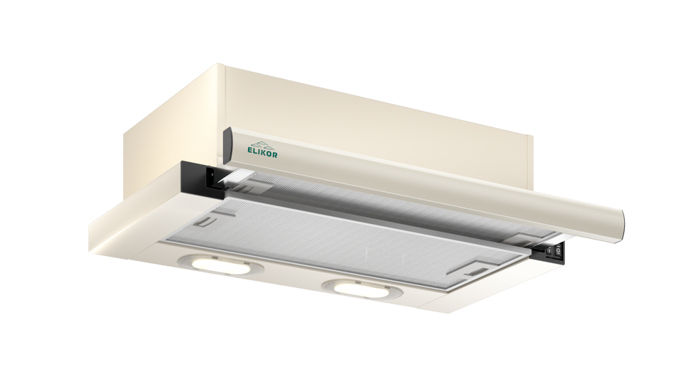 Фото Встраиваемая вытяжка Elikor Интегра 60П-400-В2Л топленое молоко/топл. Молоко