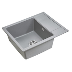 Превью картинка Кварцевая мойка Paulmark FLUGEN 50-600 PM216050-GRM Серый металлик #3