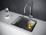 Превью картинка Гранитная мойка Paulmark LUMI 55 UNI-SKEW LU55SK-DG Графит DG #4