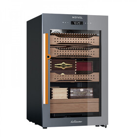 Картинка Холодильник (шкаф) для сигар компрессорный Meyvel MC-120BK (PRO)