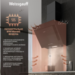 Превью картинка Наклонная вытяжка Weissgauff Zaurak 50 PB BL #4