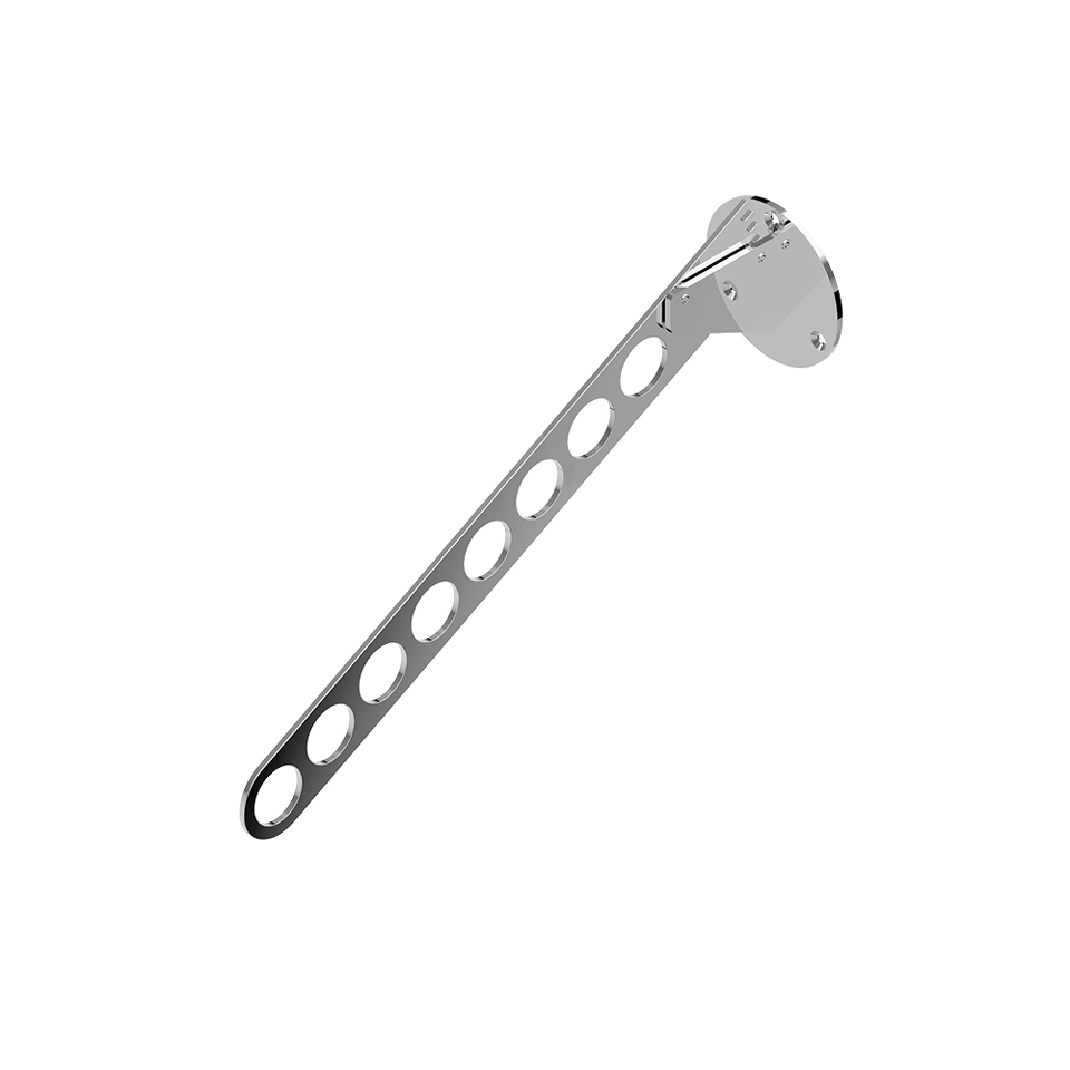 Фото Duslar Складной держатель FLASH для хранения вещей на вешалках, длина 350 мм, хром