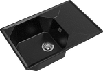 Превью картинка Мраморная мойка GranFest UNIQUE 740L Черный #2